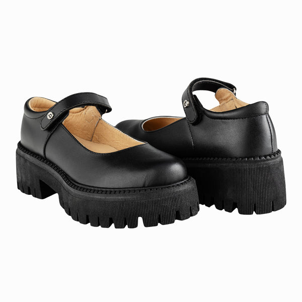 Zapato Escolar Tacón Bloque Junior Niña Blasito A07177