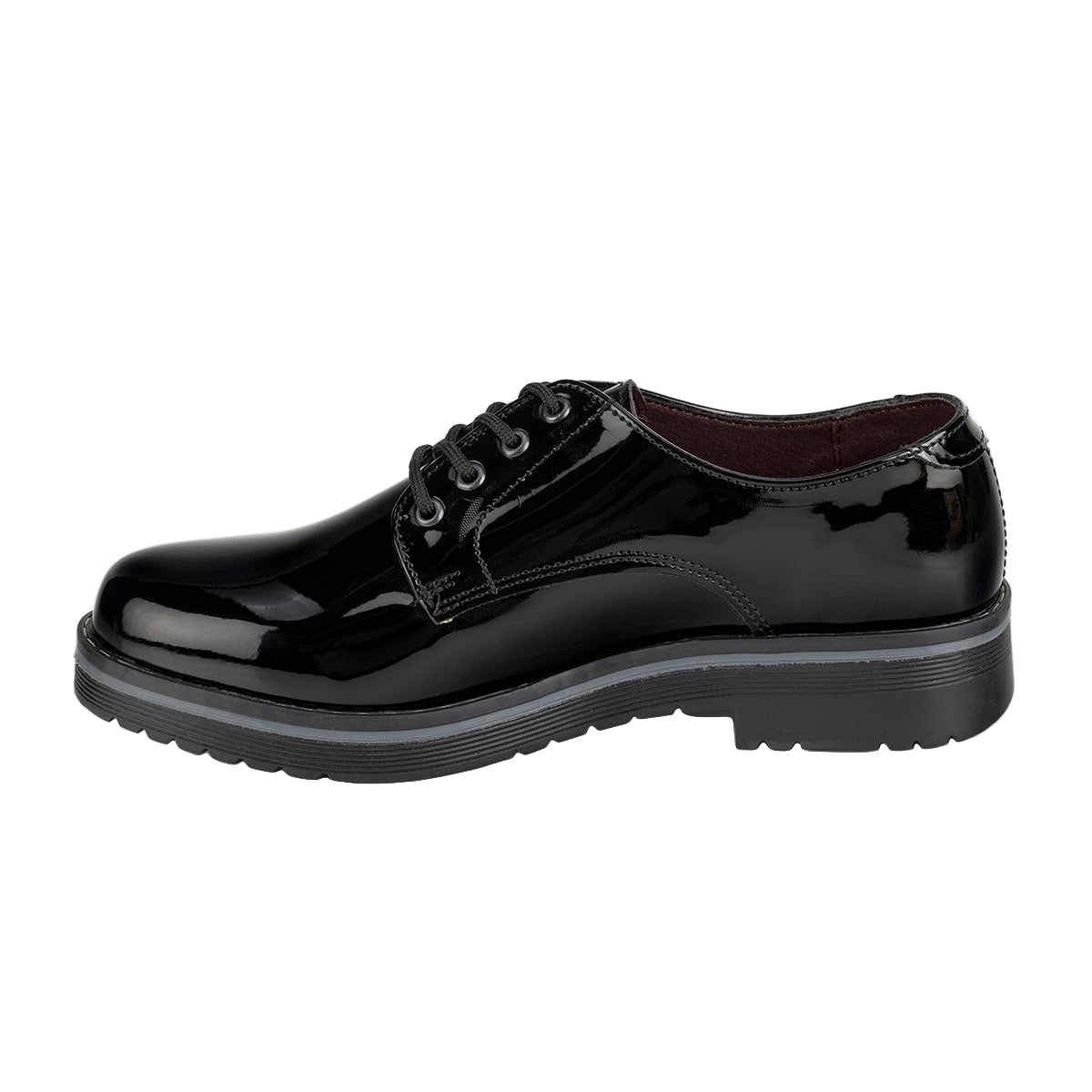 Zapato Charol Agujeta Para Mujer Green Love 05574
