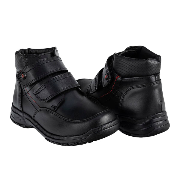 Bota Botín Escolar Negro Joven Bambino 05387