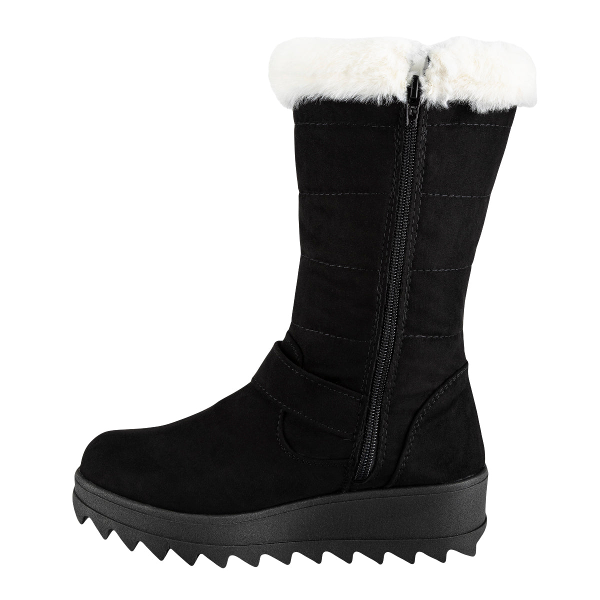 Bota larga en color negro de la marca Itzel