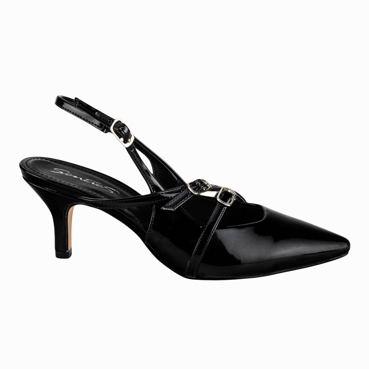 Zapatilla Fiesta Graduación Slingback con Hebillas Para Mujer Senties 07290-91