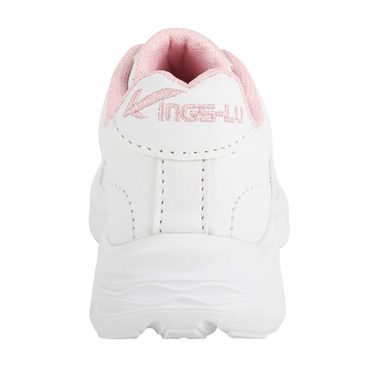 Tenis Blancos Escolar Moda Niña Kings Lu 06049