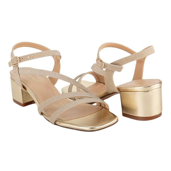 Sandalia Fiesta Brillos Dama Senties 07037