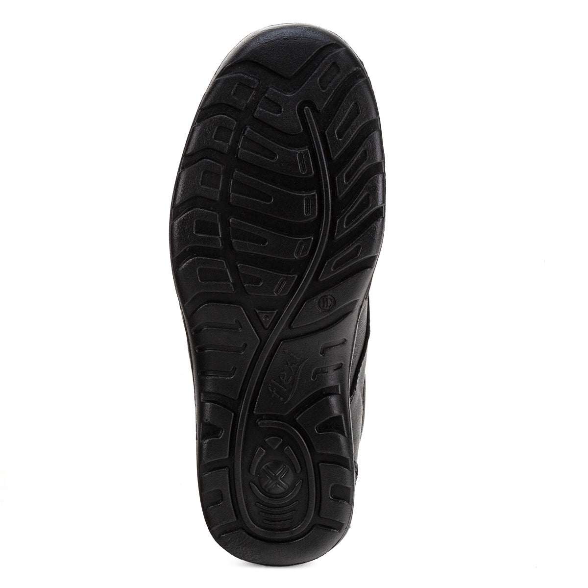 Zapato Flexi Para Niño Vestir Piel Velcro 04197