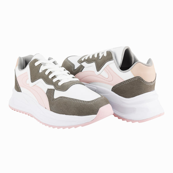 Tenis Casual Paars Dama Wink 07281