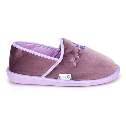 Pantufla Cerrada Suave Dama Arra 03527