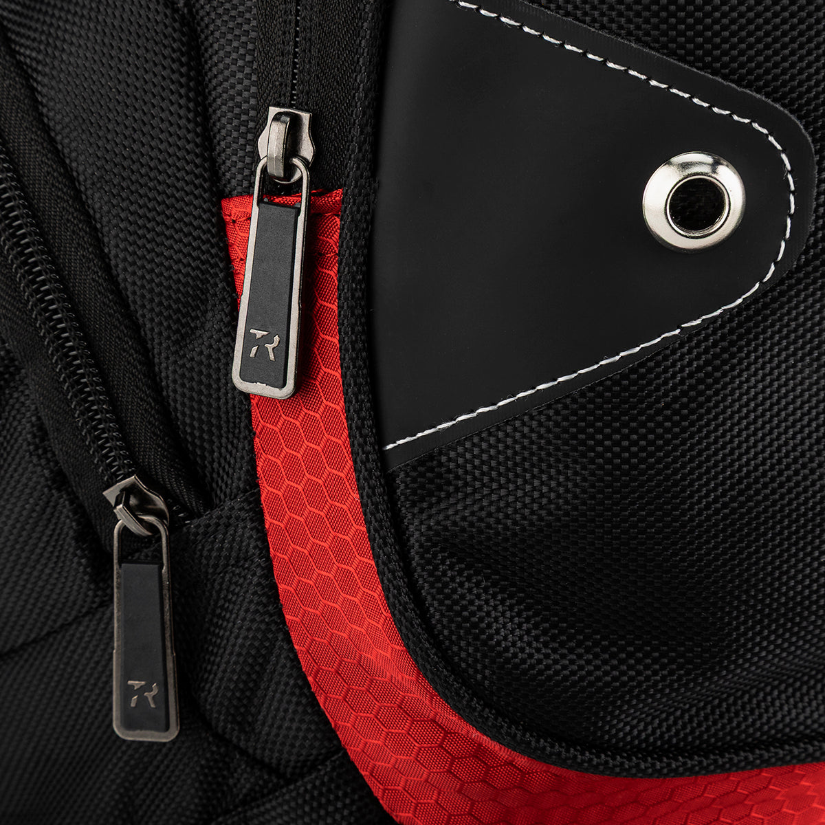 Mochila Escolar Rojo con Negro