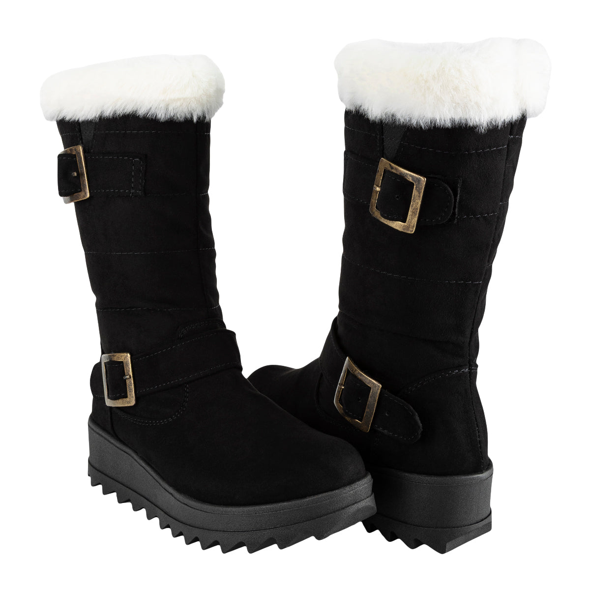 Bota larga en color negro de la marca Itzel