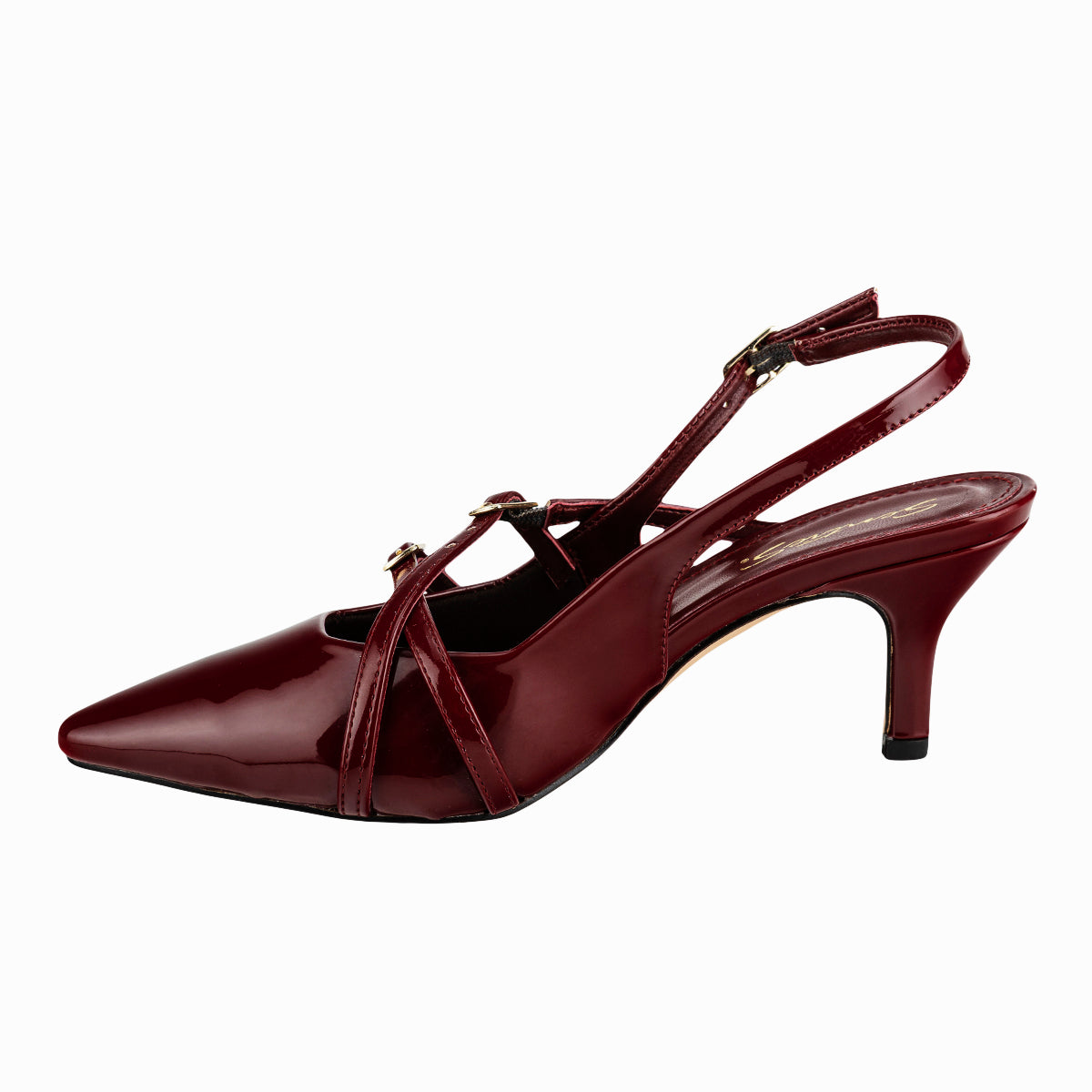 Zapatilla Fiesta Graduación Slingback con Hebillas Para Mujer Senties 07290-91