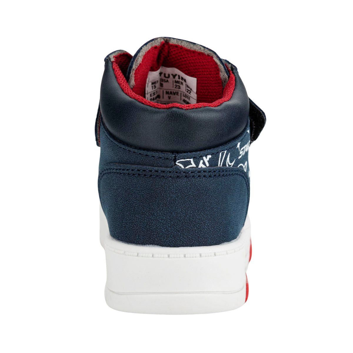 Botín Modernos Velcro Niño Yuyin 06024