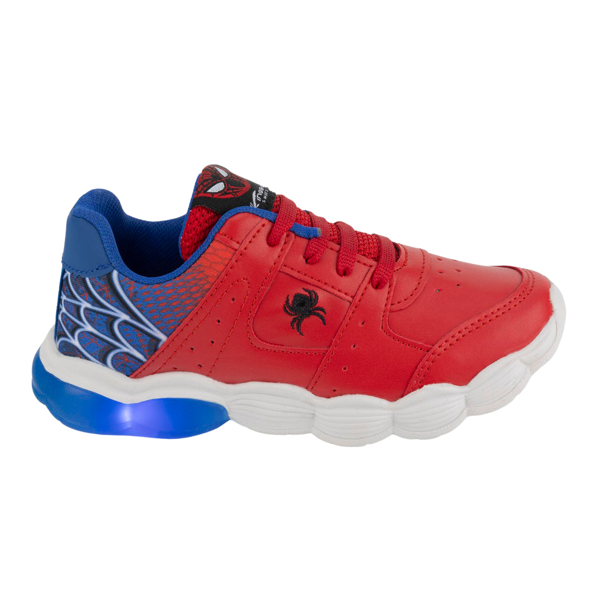 Tenis Moda Casuales Spider Man Niño Kings Lu 06313