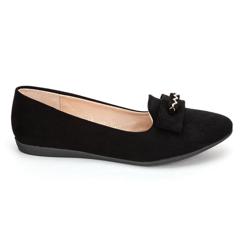 Zapato Flat Balerina Formal Dama Stampa Tres Reyes