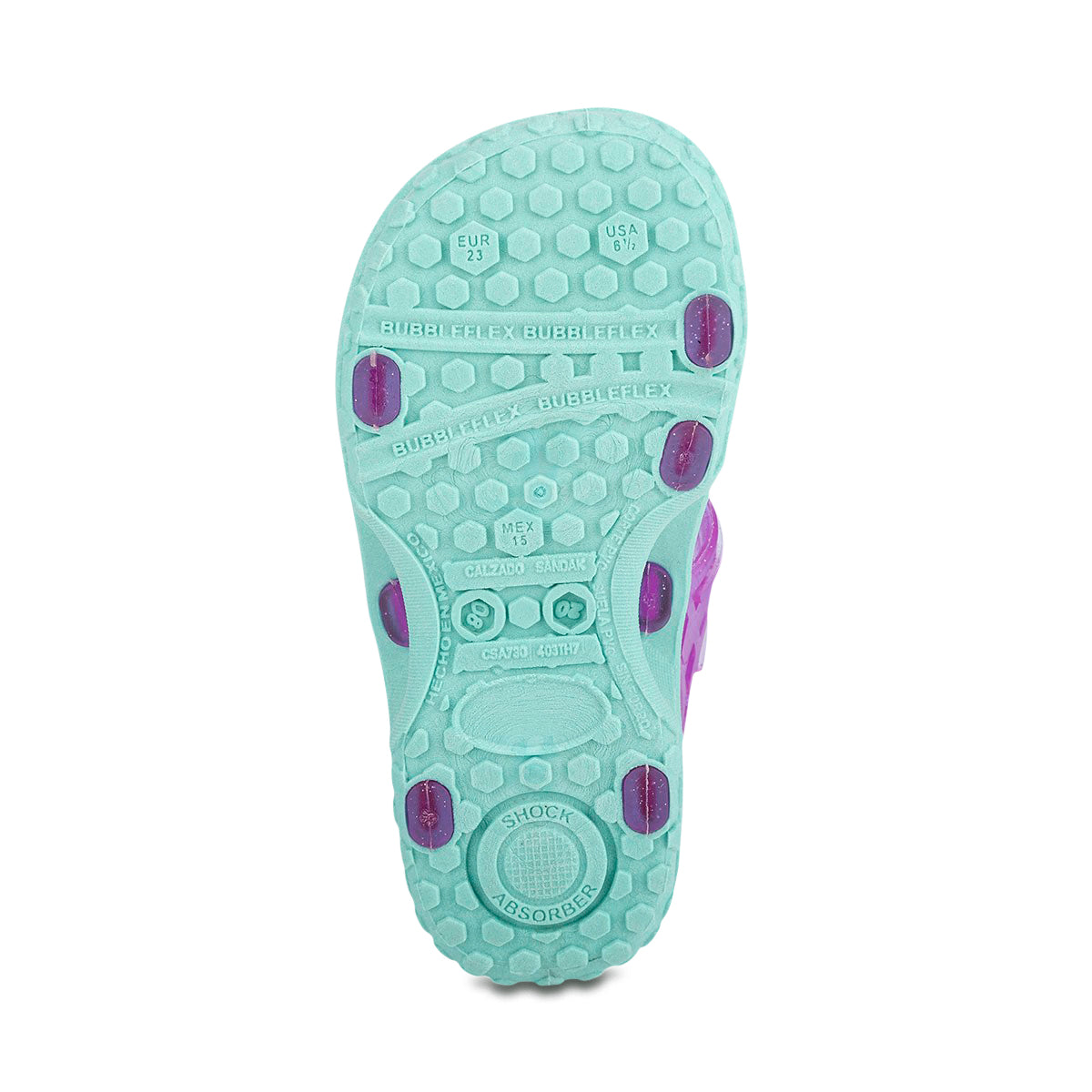 Sandalia Bubble Gummers Para Niña Playa Frozen 05496