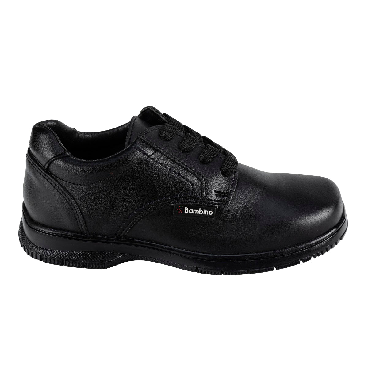 Zapato Escolar Negro Joven Bambino 05394