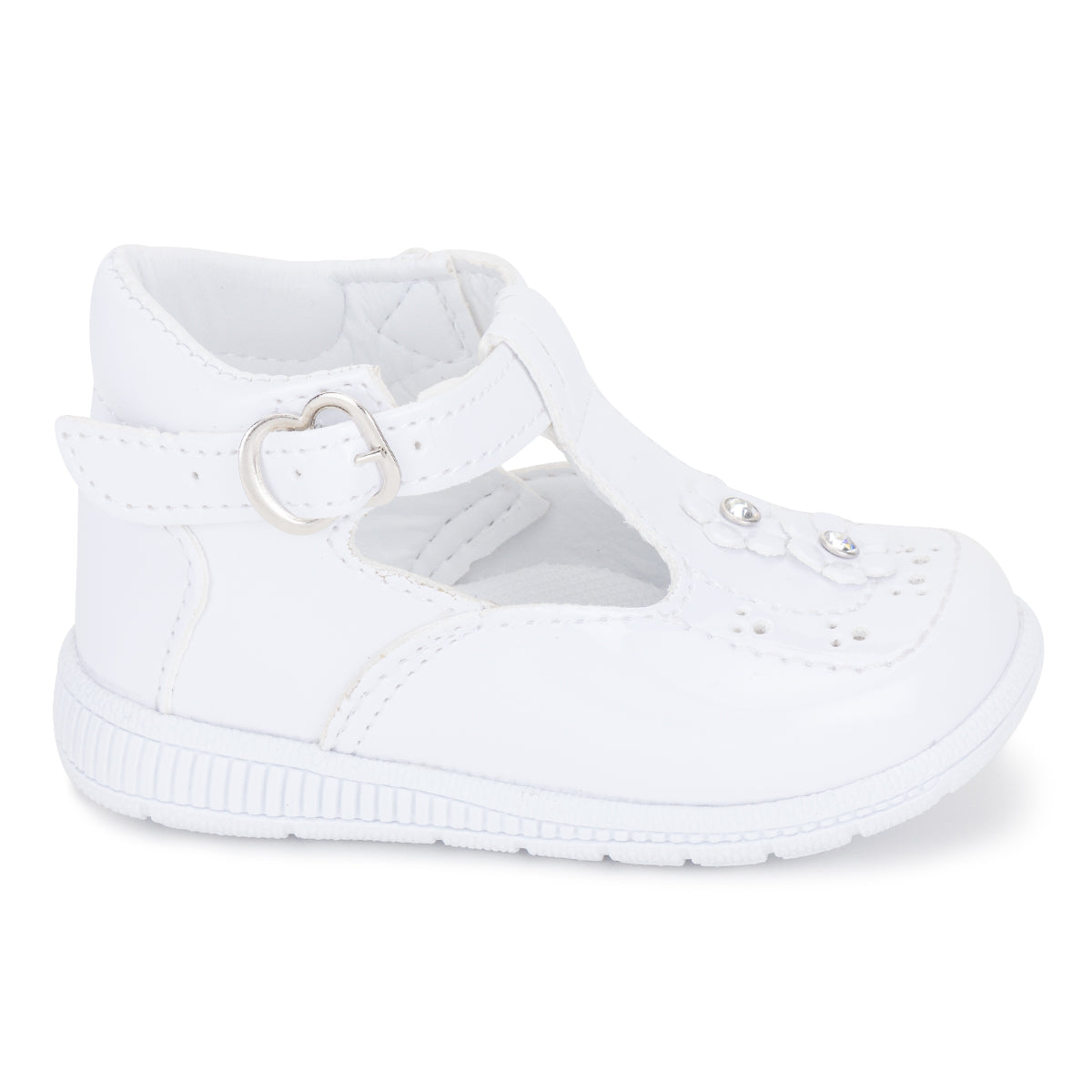 Zapato Flores Bautizo Bebé Jerry 02244