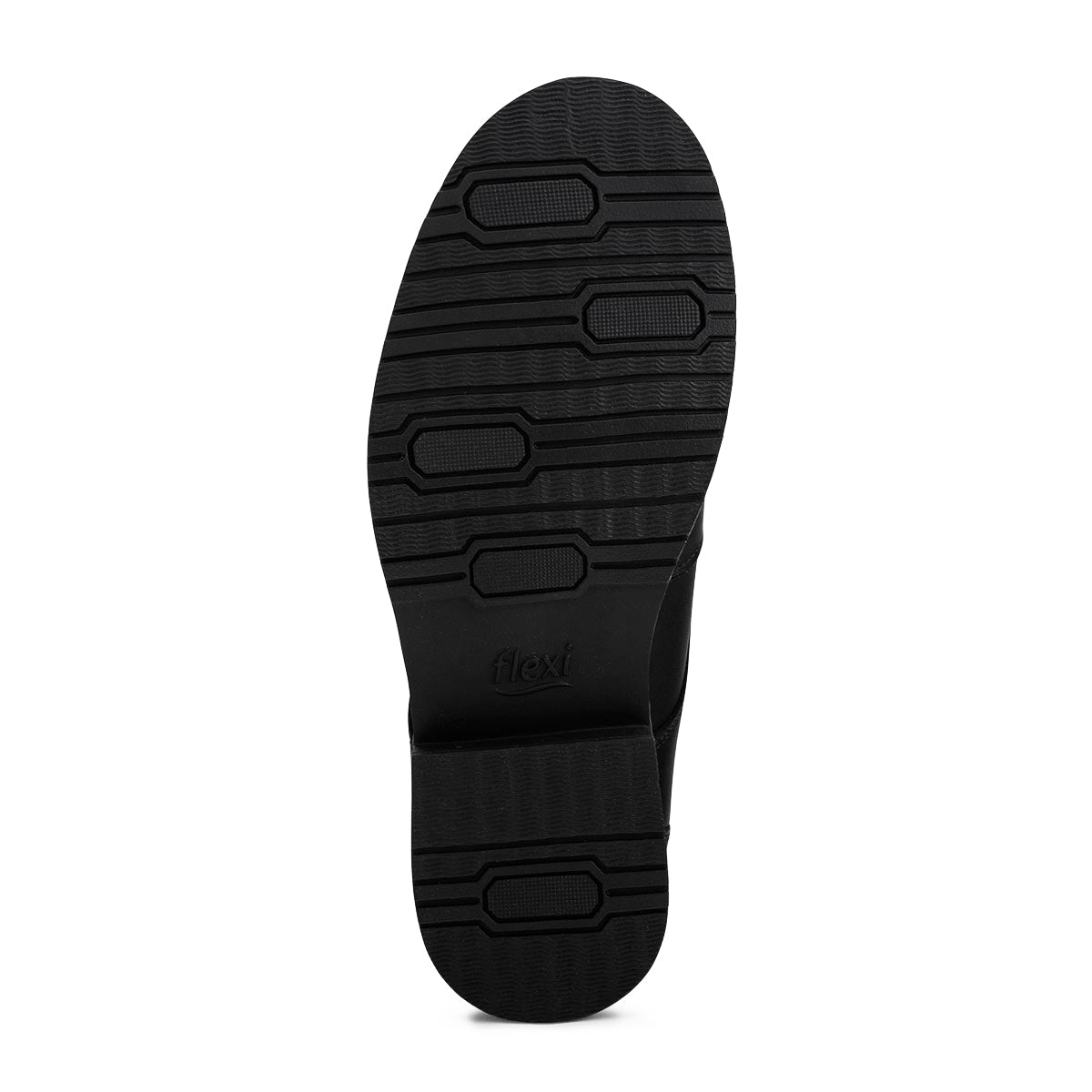 Zapato Vestir Negro Joven Flexi 04201