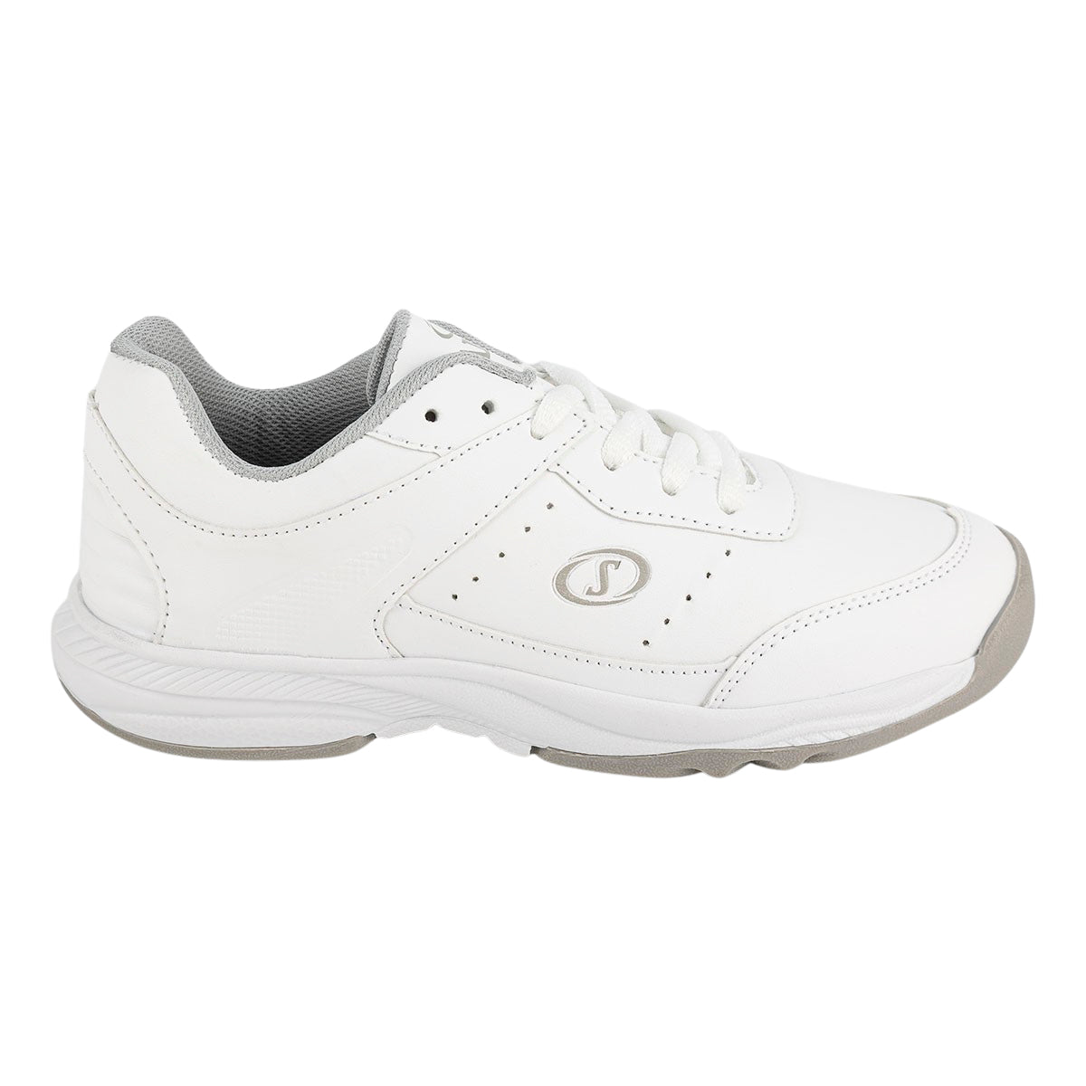 Tenis Blancos Escolar Deportivo Casual Joven Spalding 05869