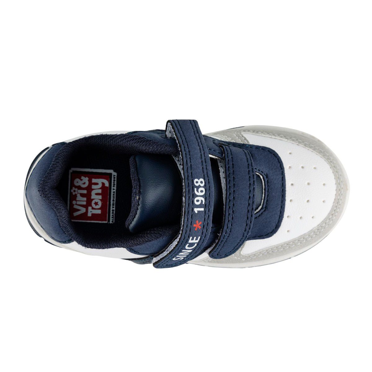 Tenis Casual Niño Gris-Marino Viritony 05836