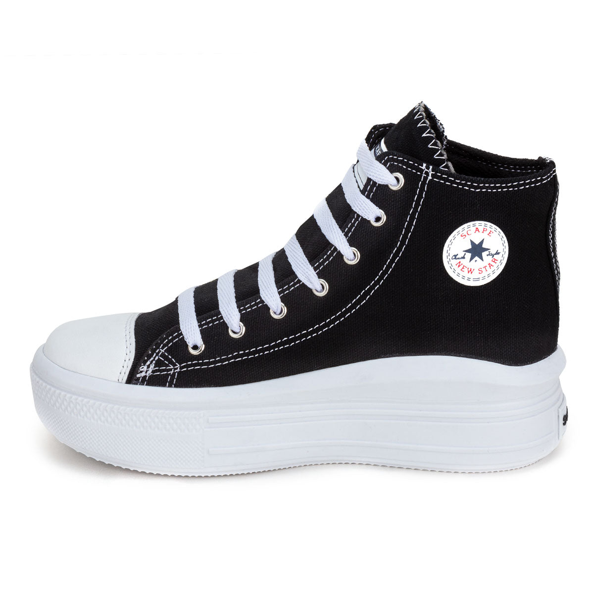 Tenis Blancos Escolar Casual Niña Scape 03535-37