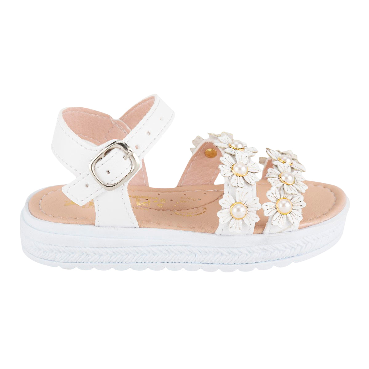 Sandalia Flores Casual Niña Pekekids 07206-07