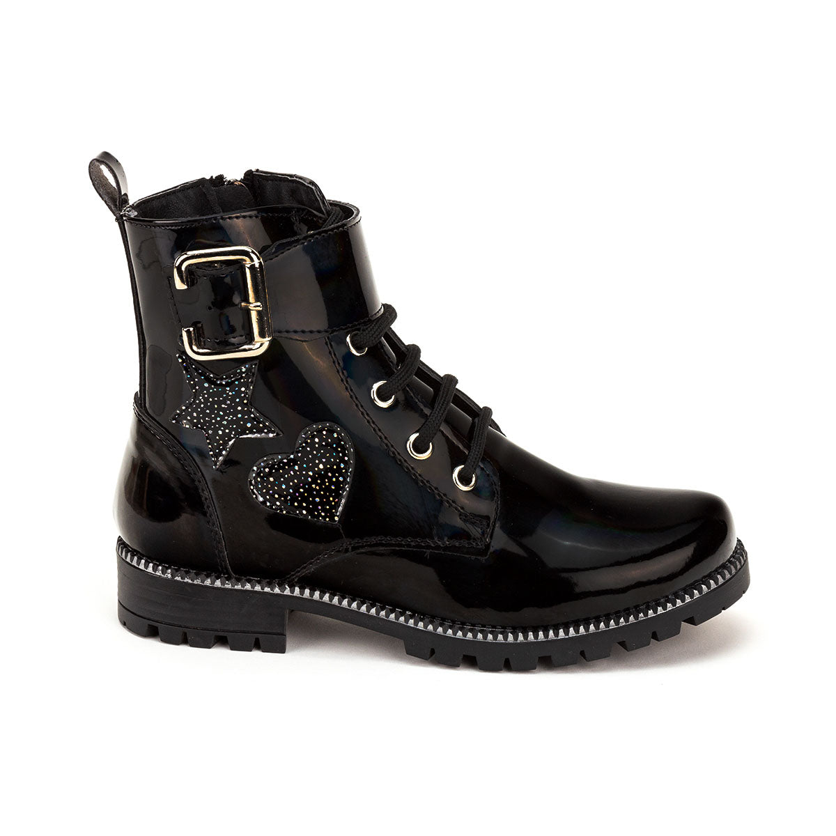 Bota Urbana Casual Charol Niña Blasito 01642 Blasito Botas Blasito Calzado con Estilo en México