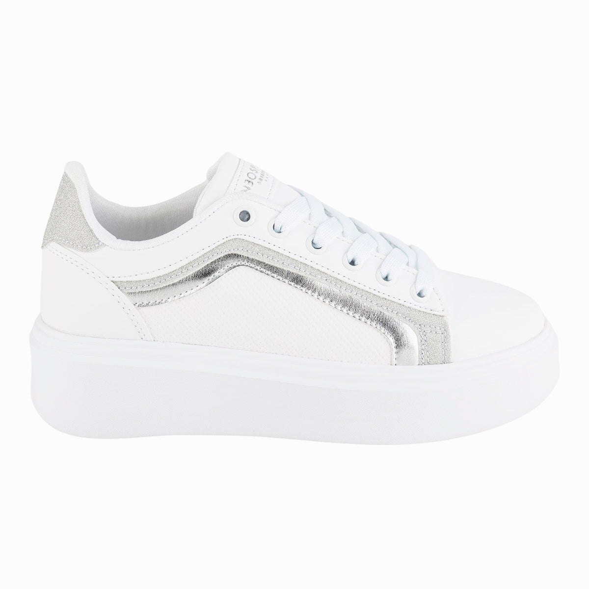 Tenis Blancos Casual Soen Para Mujer Neosport 07462 - Tres Reyes Zapaterías - México