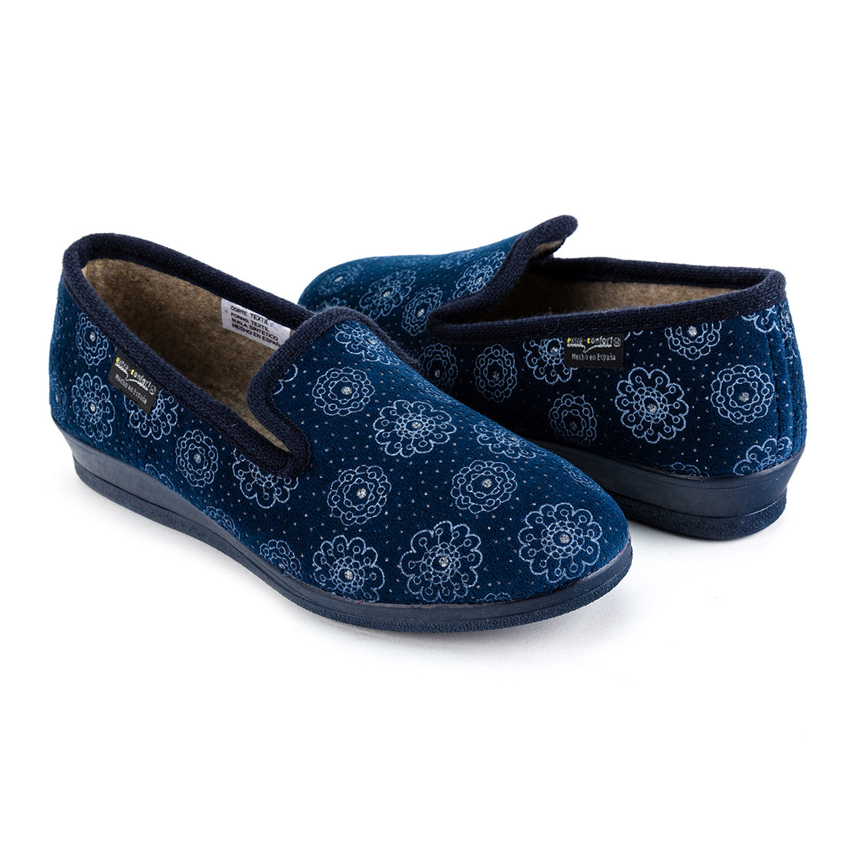 Pantufla Cómoda Flores Dama Extra Confort 03992-93