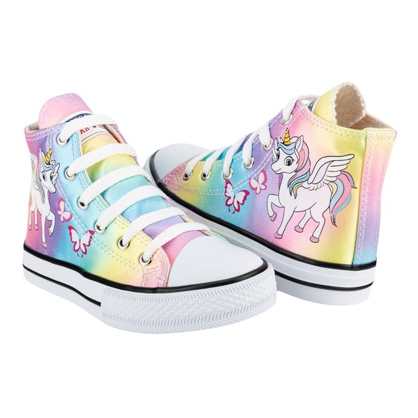 Tenis Botín Casual Unicornio Mariposa Niña Scape 07311