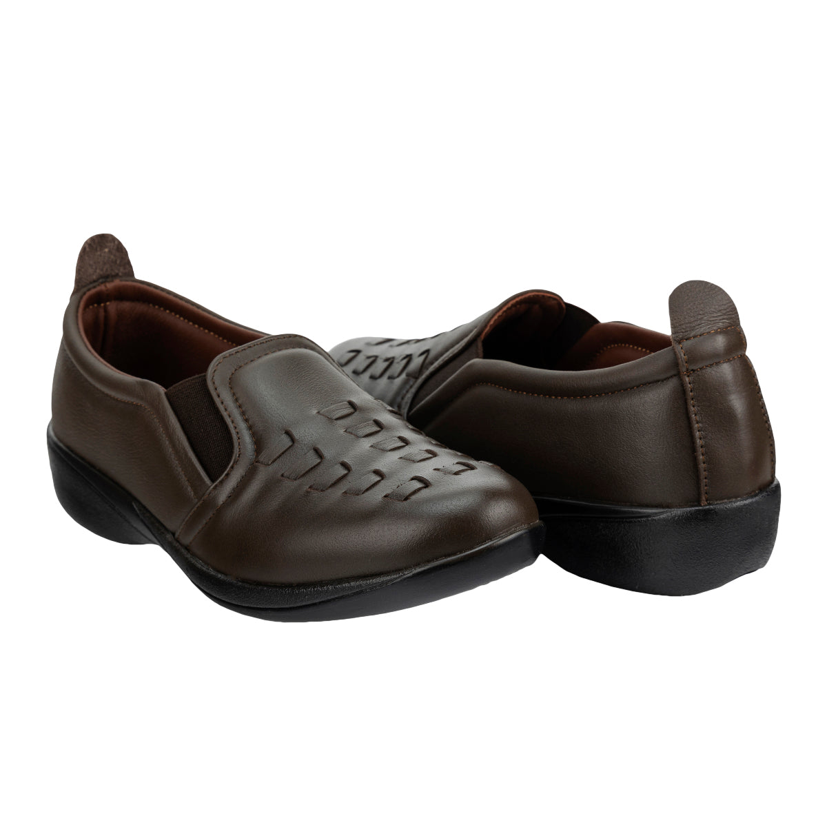 Zapato Casual Cómodo Para Mujer Penny Lane 06248/49 Café-Negro