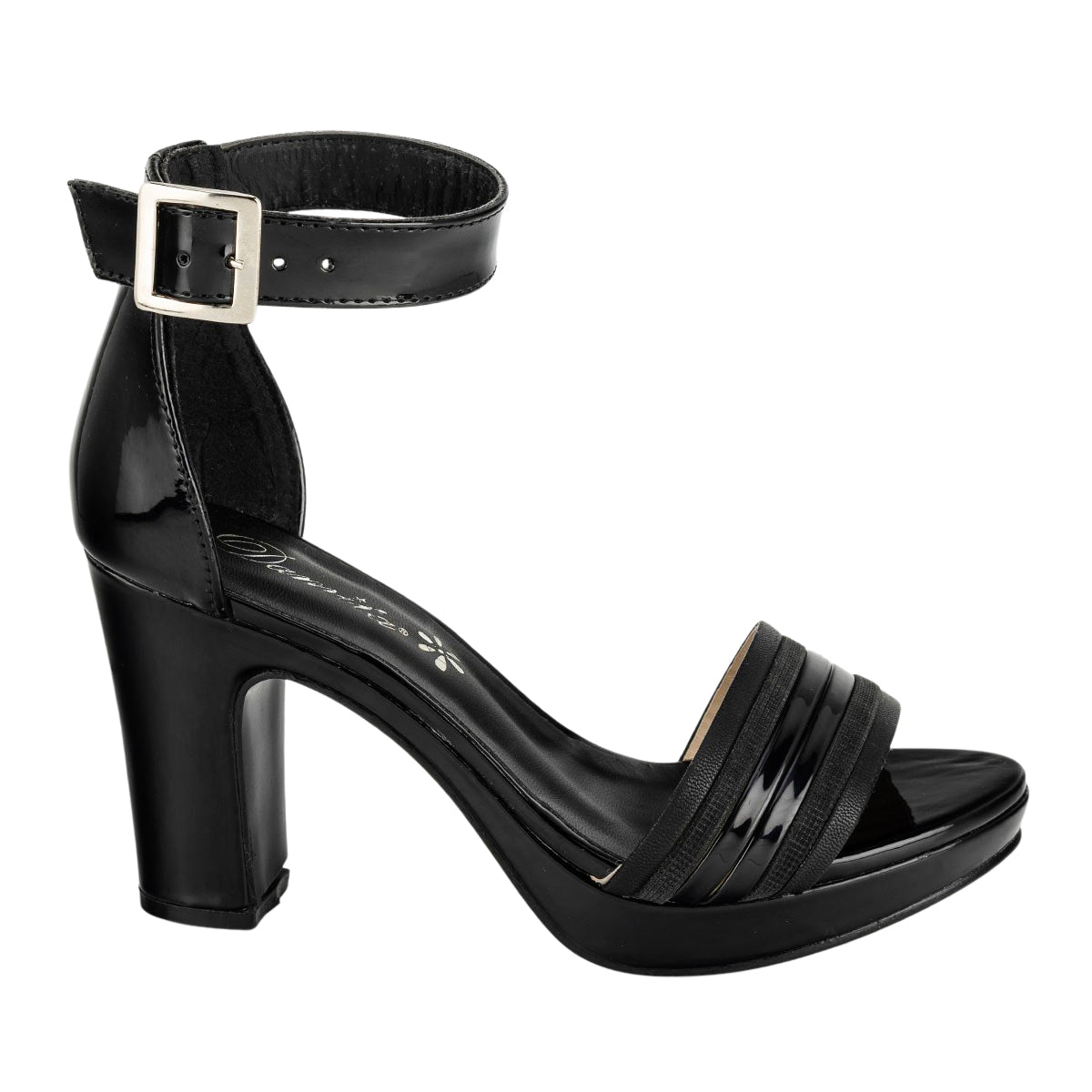 Zapatilla Sandalia Moda Casual Tacon Mujer Damita 06072