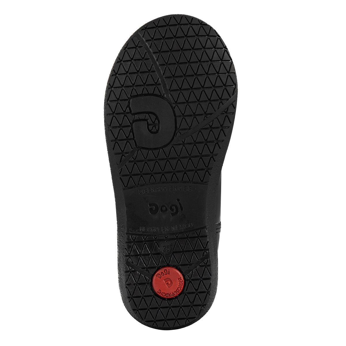 Zapato Corazón Escolar Hebilla Negro Niña Dogi 05507