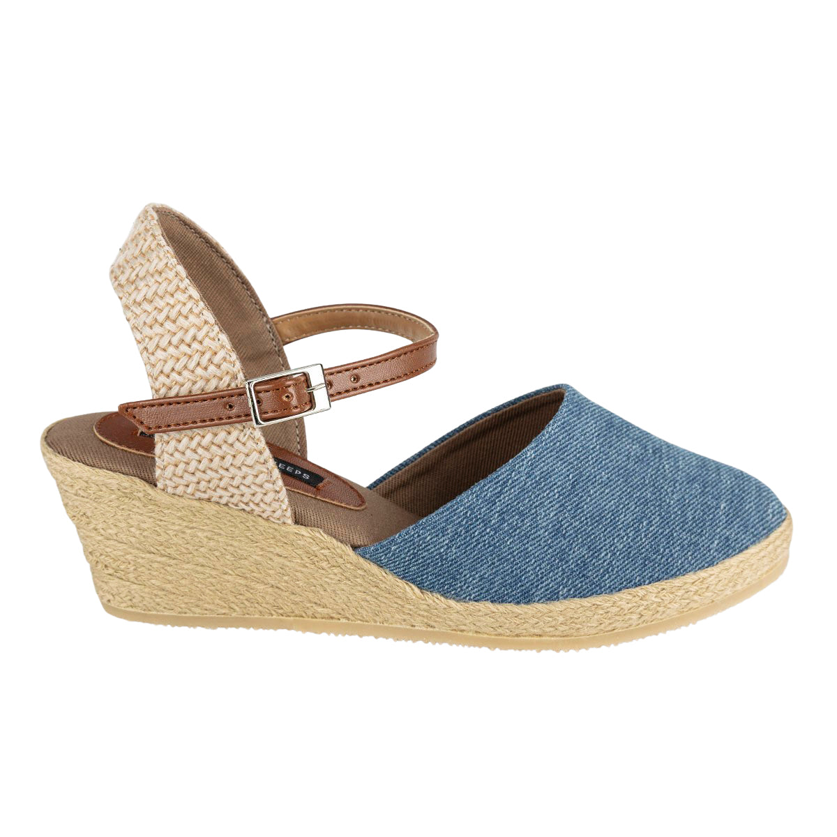 Alpargata Cuña Mezclilla Dama Silvia Cordero 06544