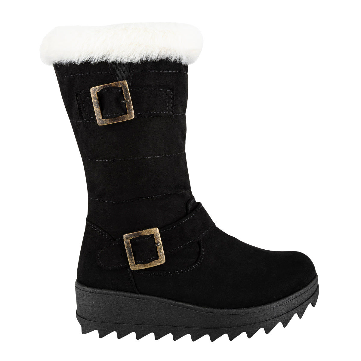 Bota larga en color negro de la marca Itzel