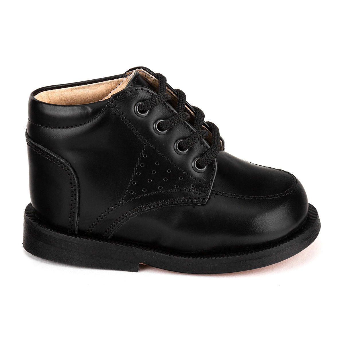Zapato Botín Negro Ortopédico Joven Ortouno 00254