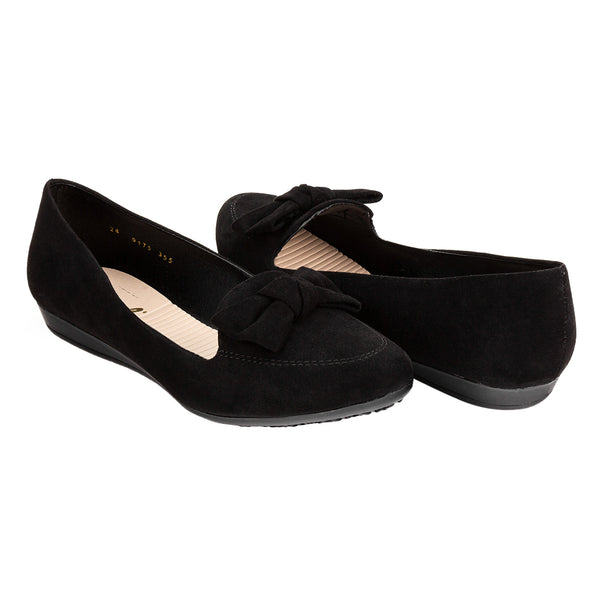Zapato Flat Moño Dama Caramel 03839