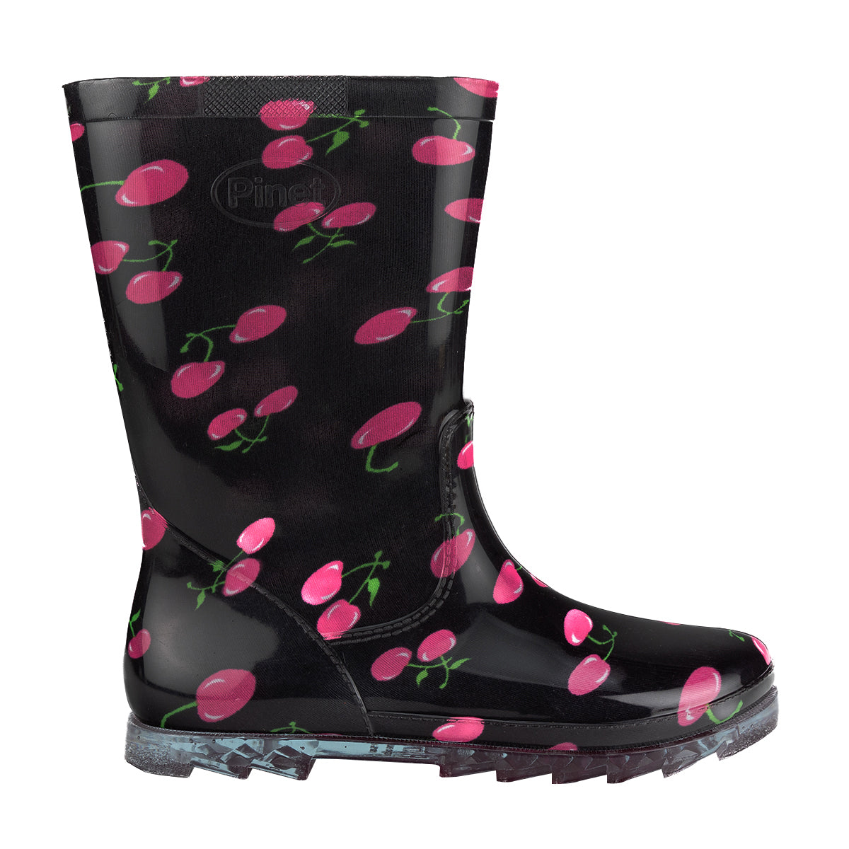 Bota Lluvia Cereza Para Mujer Pinet 05802