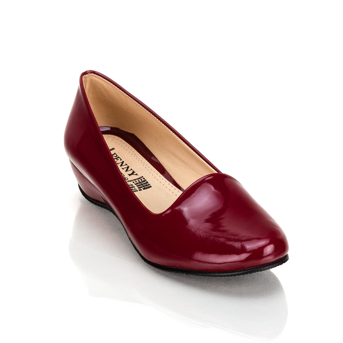 Zapato Casual Tacon Puente Charol Dama Penny Lane 00588