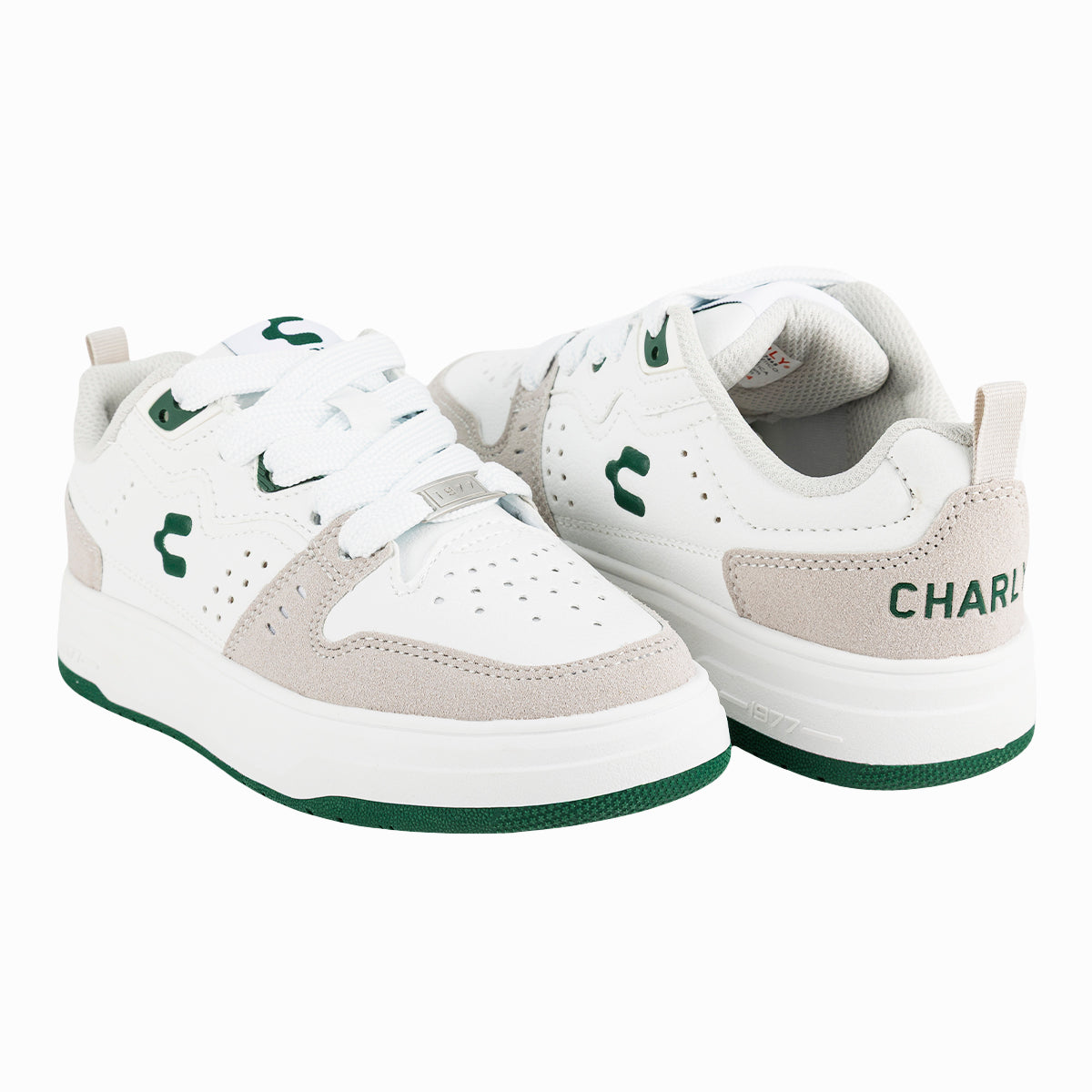 Tenis Titan City Wit Groen Junior Niño Charly 07391