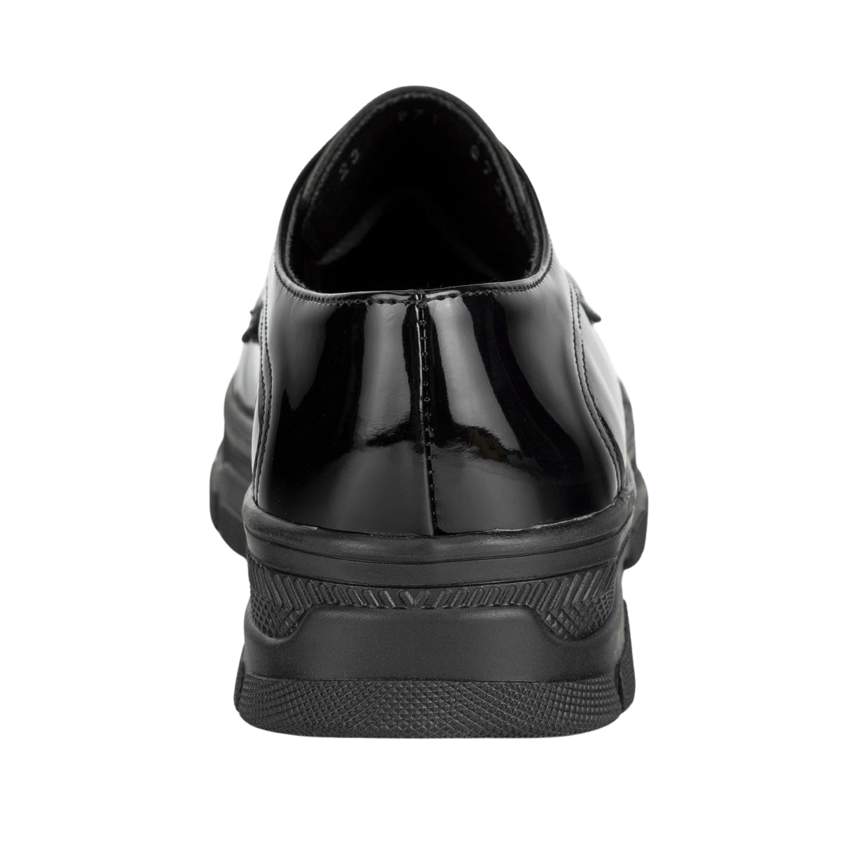 Zapato Charol Escolar Negro Joven Touche 05437
