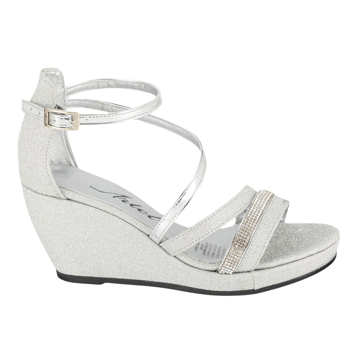 Sandalia Fiesta Plata Dama Artel 07112