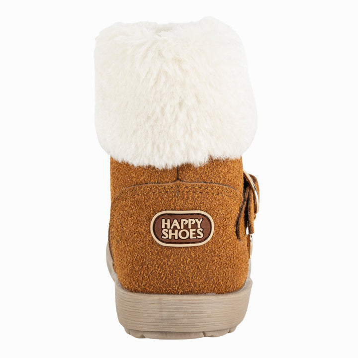 Botas color camel de la marca Happy Shoes