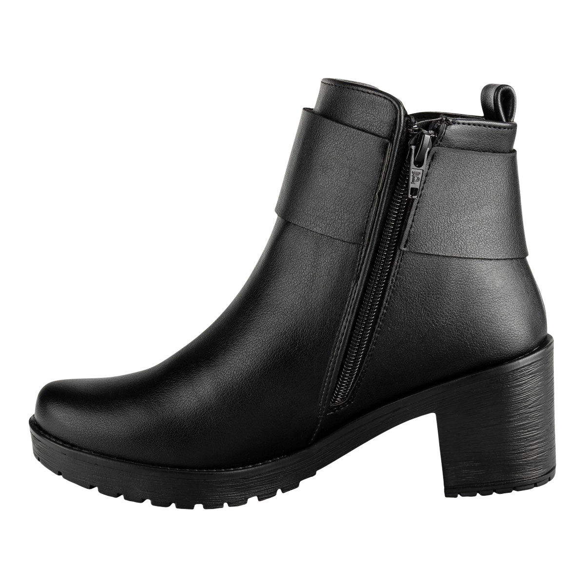 Botín Casual Con Hebilla Para Mujer Fusión 07964