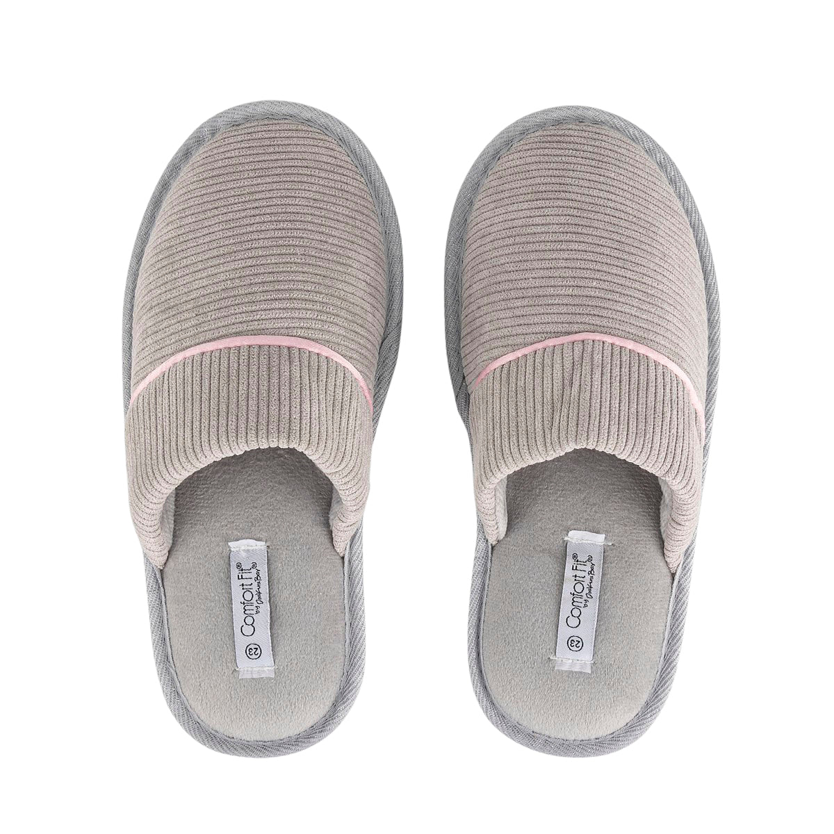 Pantufla Afelpada Abierta Dama Confort 05440