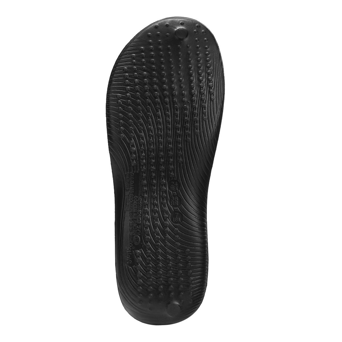 Sandalia Dama Playa Baño Elega 00161-00162 negro/marino