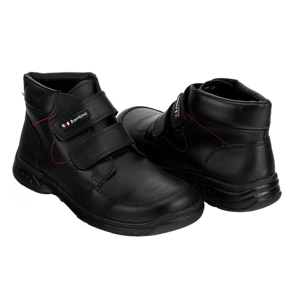 Botín Escolar Negro Joven Bambino 04470