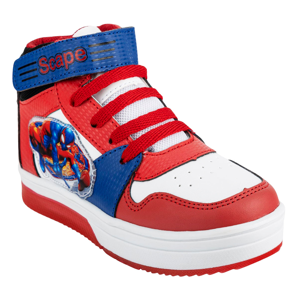 Tenis Casual Niño Spiderman Luz Led Scape 06297