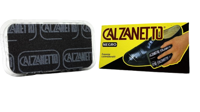 Esponja Lustradora Negro Calzanetto 00081