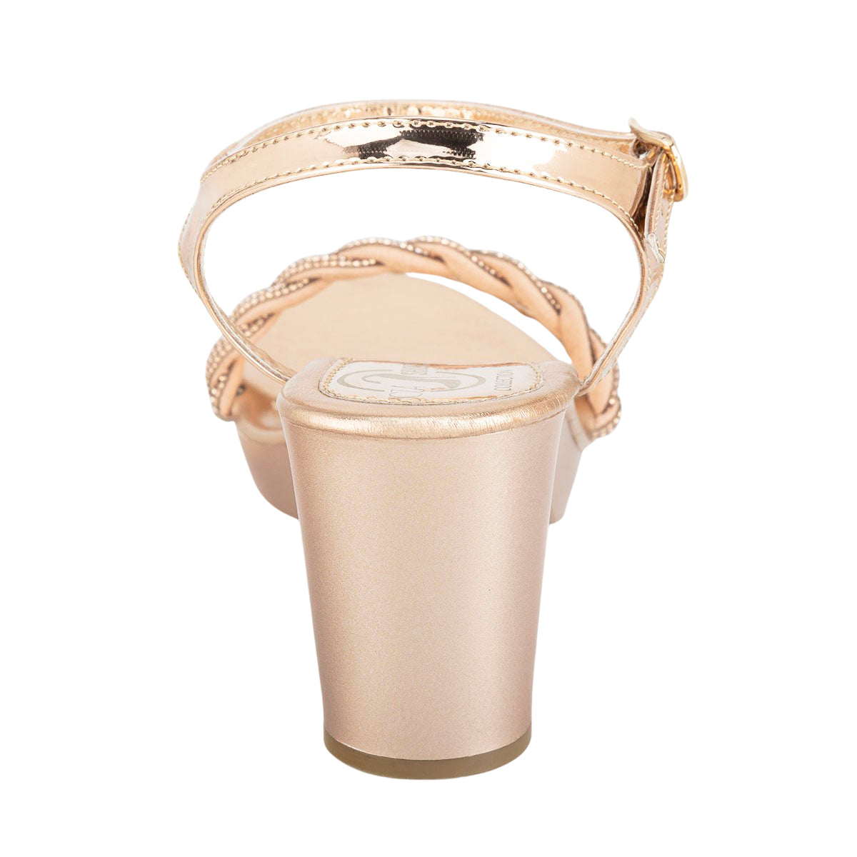 Sandalia Moda Brillo Para Mujer Joza 06357/58 Plata-Oro