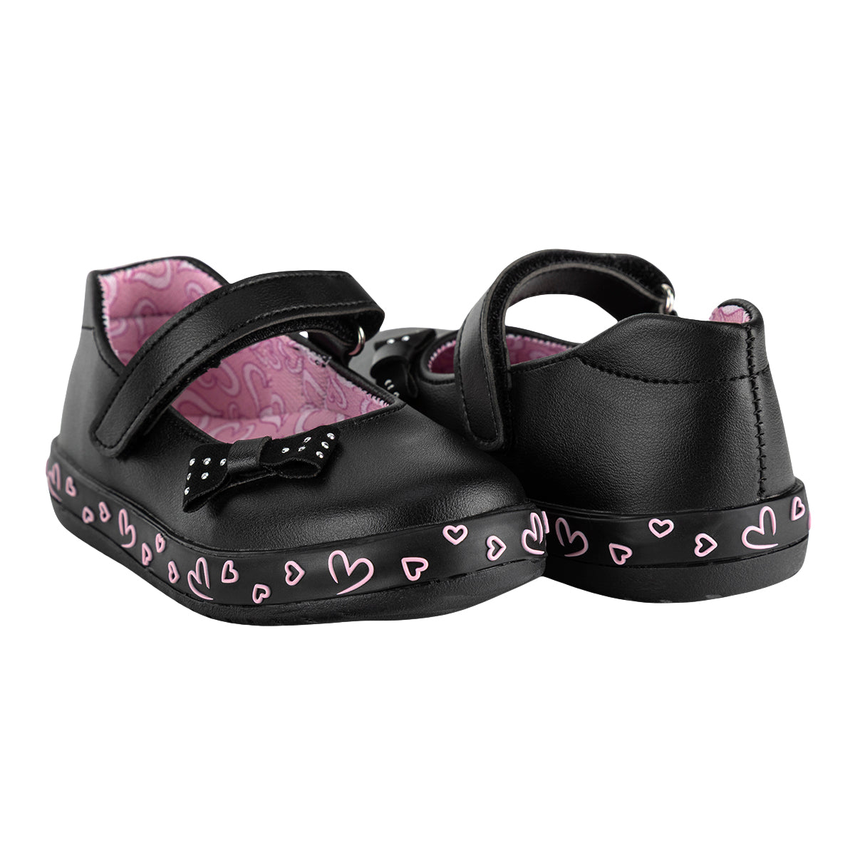 Zapato Casual Corazón M Jane Moño Para Niña Lucho 04915 - Tres Reyes Zapaterías - México
