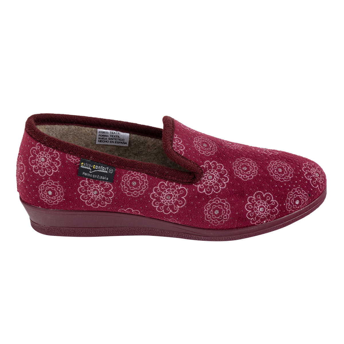 Pantufla Cómoda Flores Dama Extra Confort 03992-93
